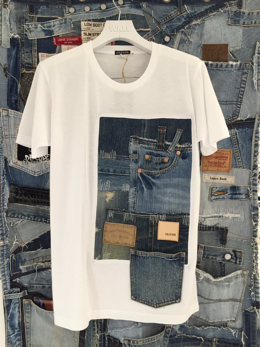 WALL_LABO's tweet image. 完売しておりました
DE:CODE DENIM T-shirts 入荷致しました。お早めに！2階WALL 
@parco_fukuoka