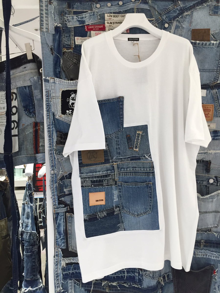 WALL_LABO's tweet image. 完売しておりました
DE:CODE DENIM T-shirts 入荷致しました。お早めに！2階WALL 
@parco_fukuoka
