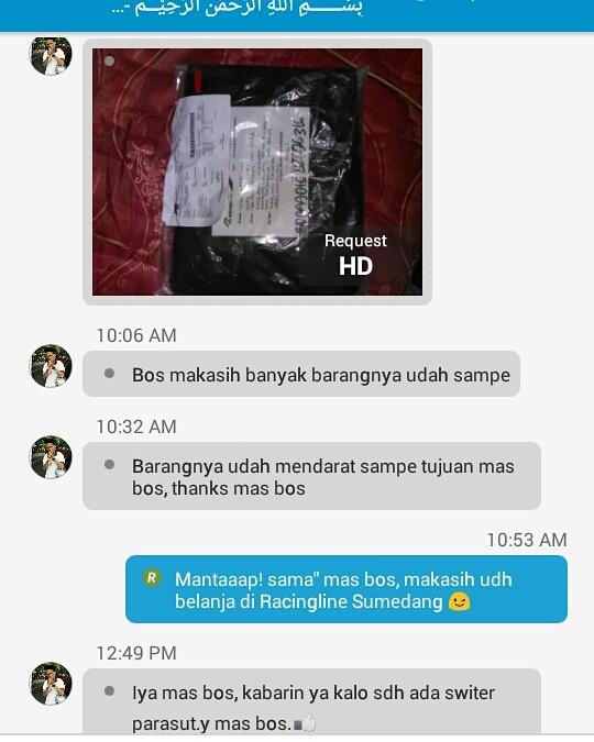 RacinglineSMD's tweet photo. Chat testimoni,
Follow instagram kita @racinglinesumedang https://t.co/Prh0LHejNU