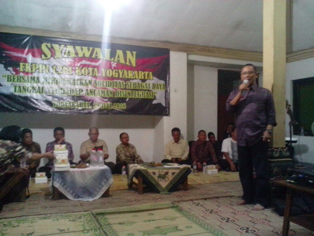 Danramil 12/Gondomanan memberikan sambutan pd acara Syawalan FKPPI <a href="/Kodim0734/">Kodim 0734/YKA</a> @Penrem072Pmk <a href="/pendamdiponego1/">pendam diponegoro</a> <a href="/TNI_AD/">TNI AD</a>