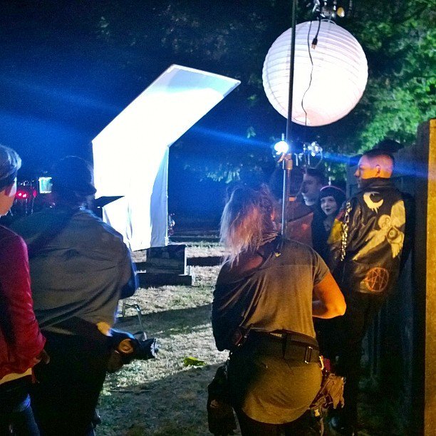 bonniejstinson's tweet photo. Night shoot in a graveyard. #setlife #msaag #womeninfilm https://t.co/tPxXOH7poC https://t.co/uamhyDgASW