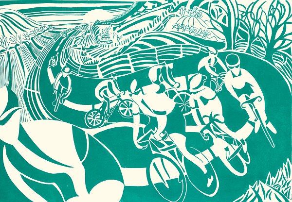 Lisa Takahashi is 1 of 3 artists in the Budleigh Summer show bit.ly/29VfPBH #linocuts #printmaking #Devon