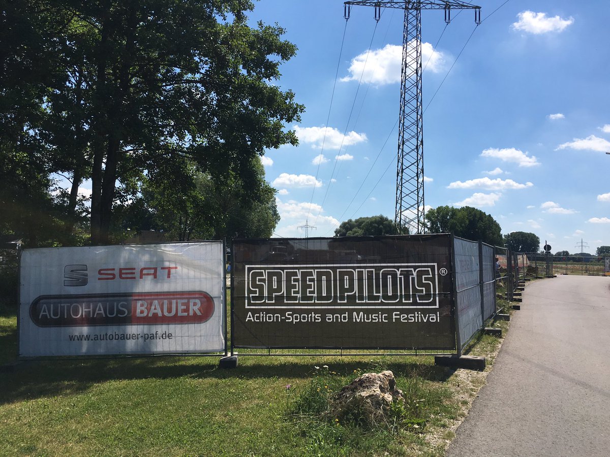 Der Aufbau hat begonnen #SpeedPilotsFestival