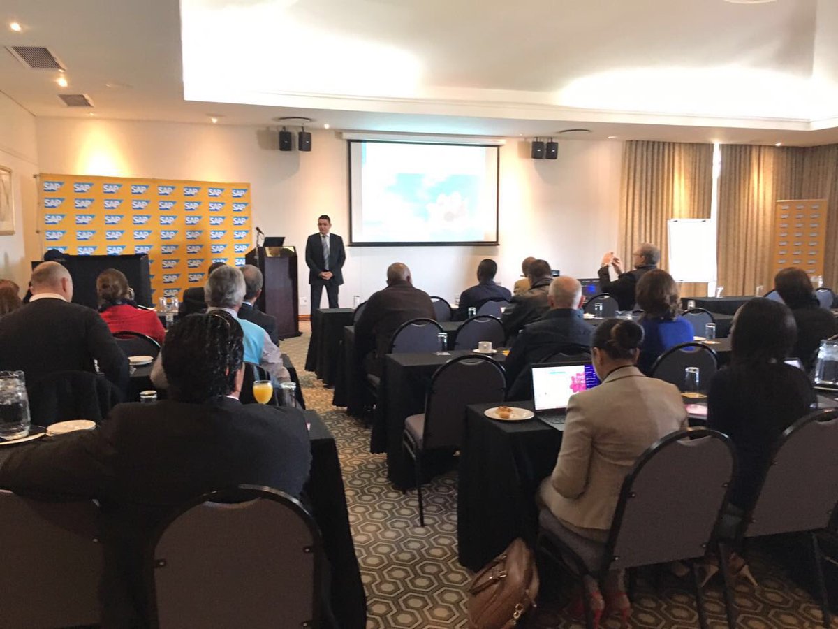Ansophie712's tweet photo. The @SAPAfrica Cloud Partner event aims to stimulate #innovation in #SouthAfrica and help businesses run simple! https://t.co/I2YzEizFYk