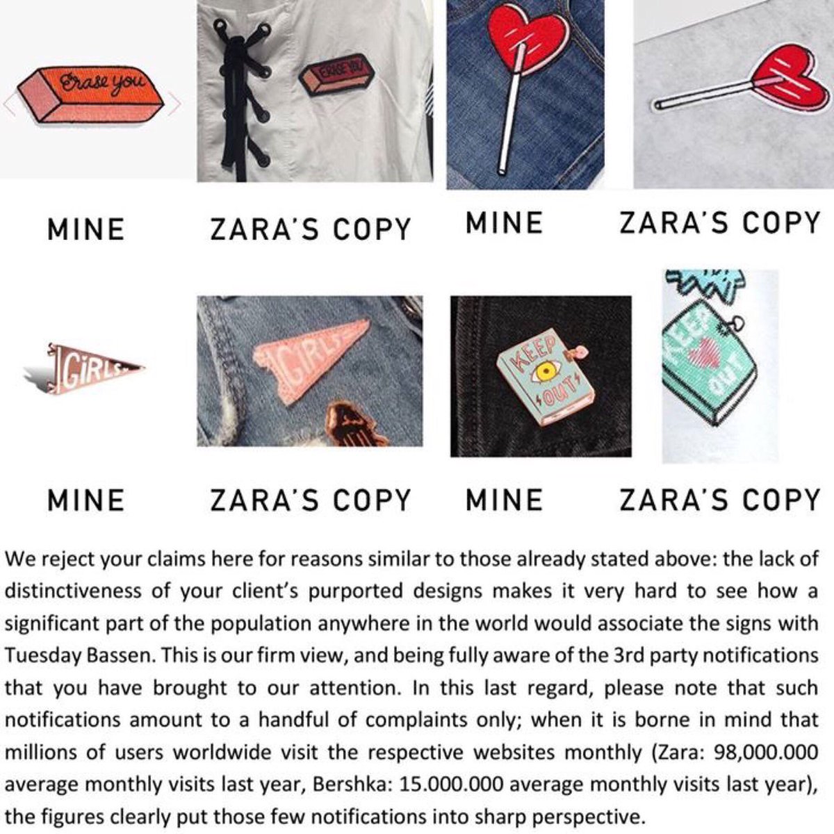 tuesdaybassen's tweet image. FYI I've yet to hear from @Zara, nothing has been resolved.