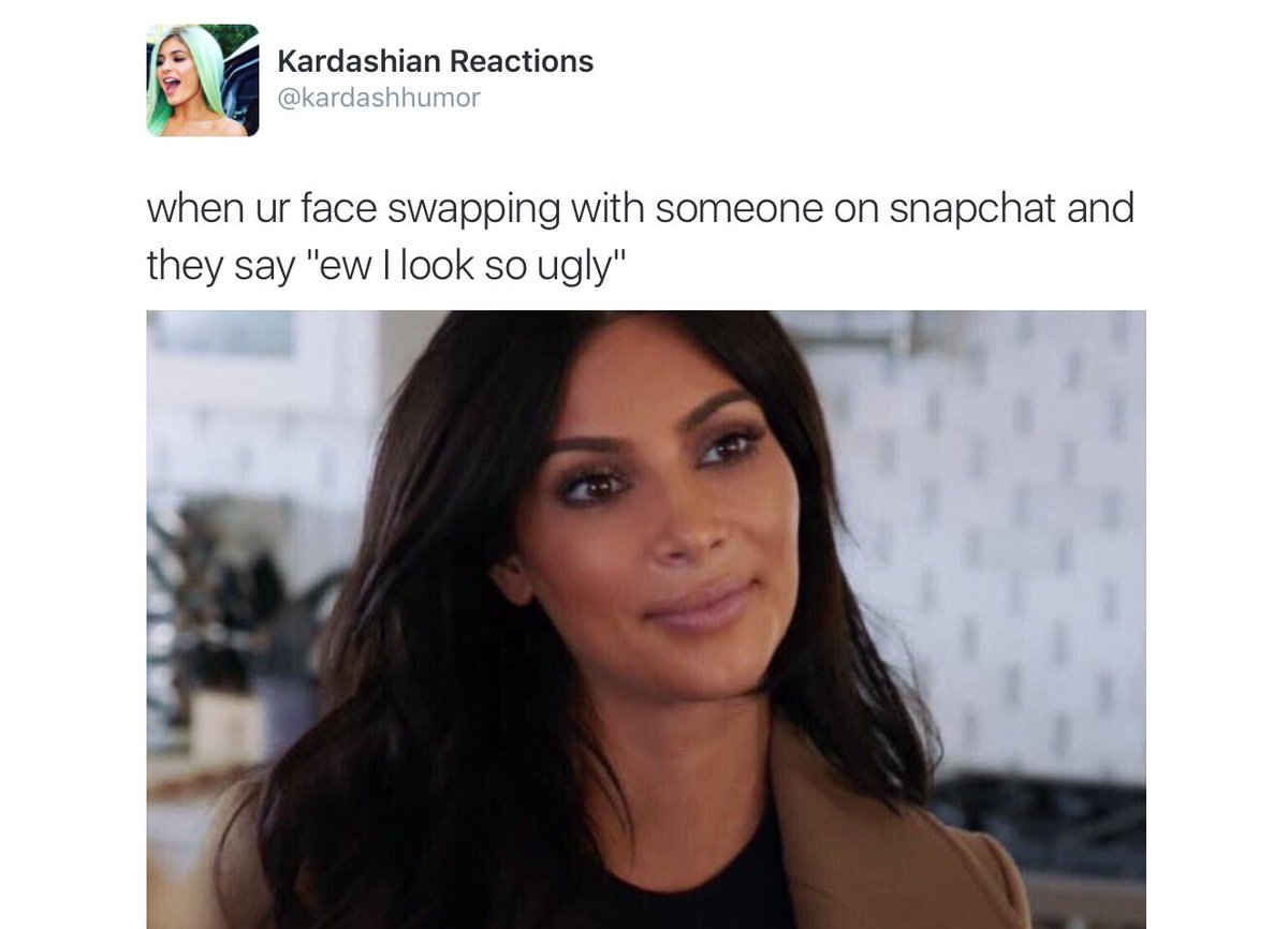 asapsatoshi's tweet image. That moment when @kardashhumor is the only reason I even go on Twitter 😂😛