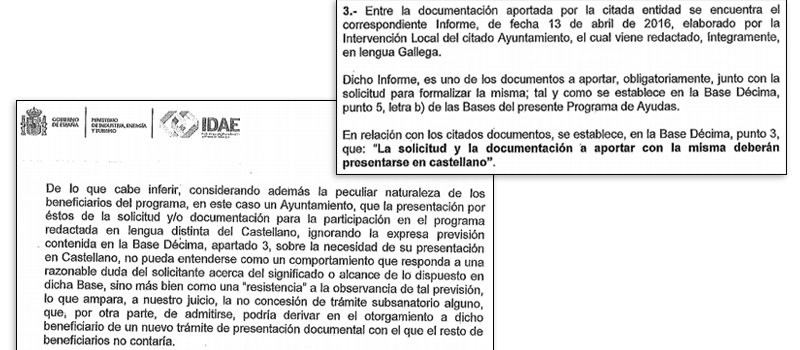 O Estado nega a Santiago a mesma axuda que a Teo por enviar un informe en galego praza.gal/politica/12288…