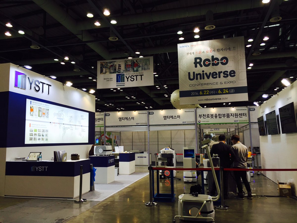 Lynx_YSTT's tweet photo. 2016 Robo Universe (06.22-24)
#omron #adept #YSTT #MobileRobot #AIV #Robotics #platform https://t.co/FfHWkxNT9r