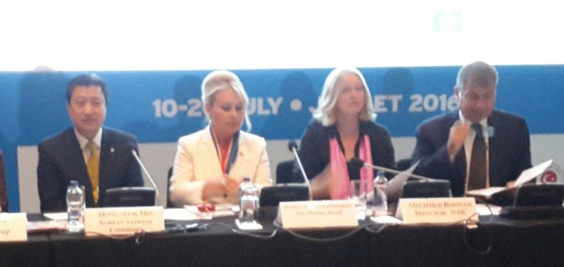 UNESCO Dünya Miras Komitesi 40. Oturumuna, Sayın <a href="/demetsabanci/">Demet Sabancı</a> konuşmacı olarak katıldı. <a href="/UNESCO/">UNESCO 🏛️ #Education #Sciences #Culture 🇺🇳</a>