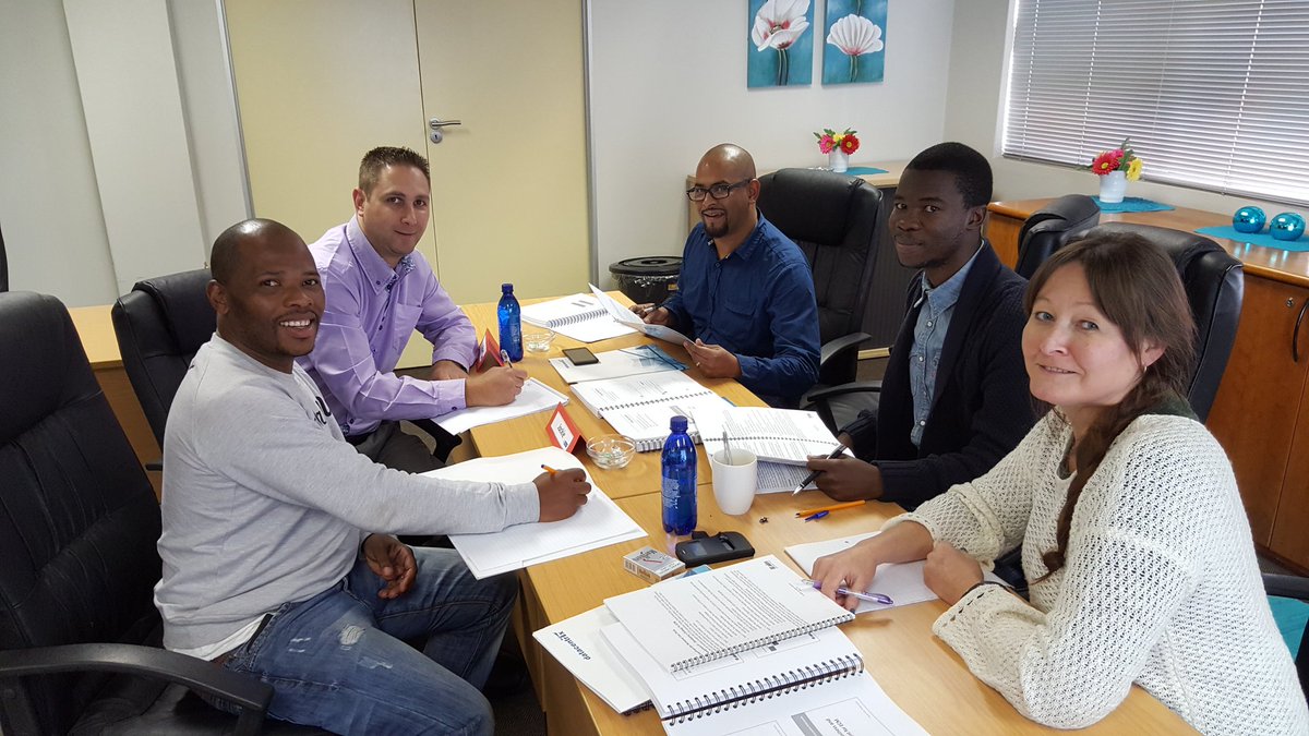 IIMStuff's tweet photo. Case study time! - 3 groups in discussion #AIIMIntl ECM Masters Johannesburg @Mabo27 #ECM #InfoGov #Datacentrixsa https://t.co/Q1TN5E1NG7