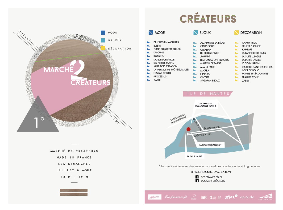 levoyageanantes's tweet image. Tous les dimanches, marché de créateurs à la Cale 2 Créateurs ! De 12h à 19h // bit.ly/29Pwya3