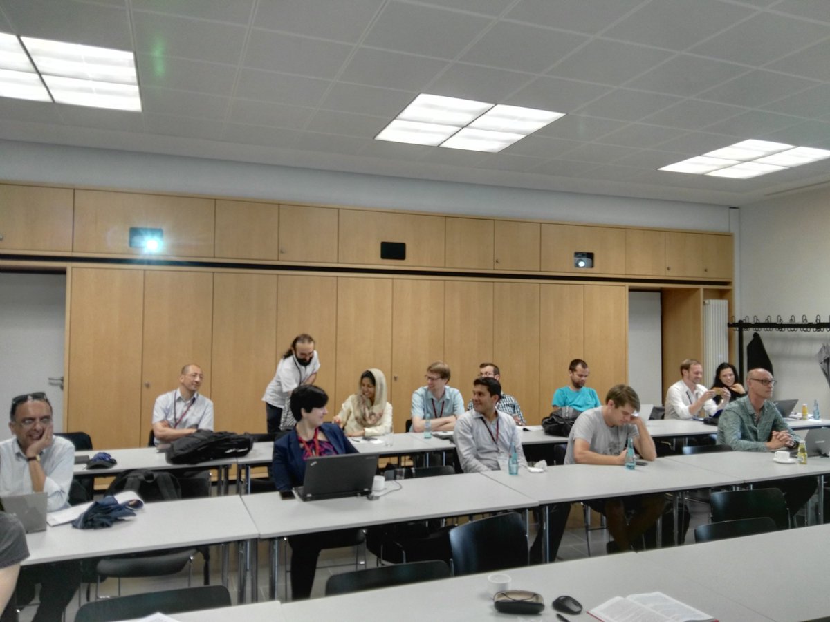 IFIPTM's tweet photo. Exciting numbers game, winners got Norwegian chocolates, thank you Christian for an exciting talk #ifiptm #SPW2016 https://t.co/hVW3bcsb4d
