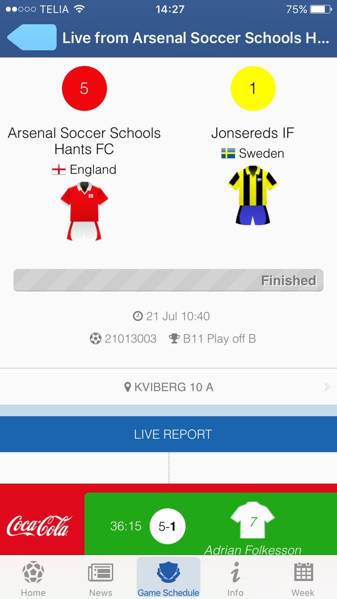 Into the last 32 of the <a href="/Gothia_Cup/">Gothia Cup</a> !