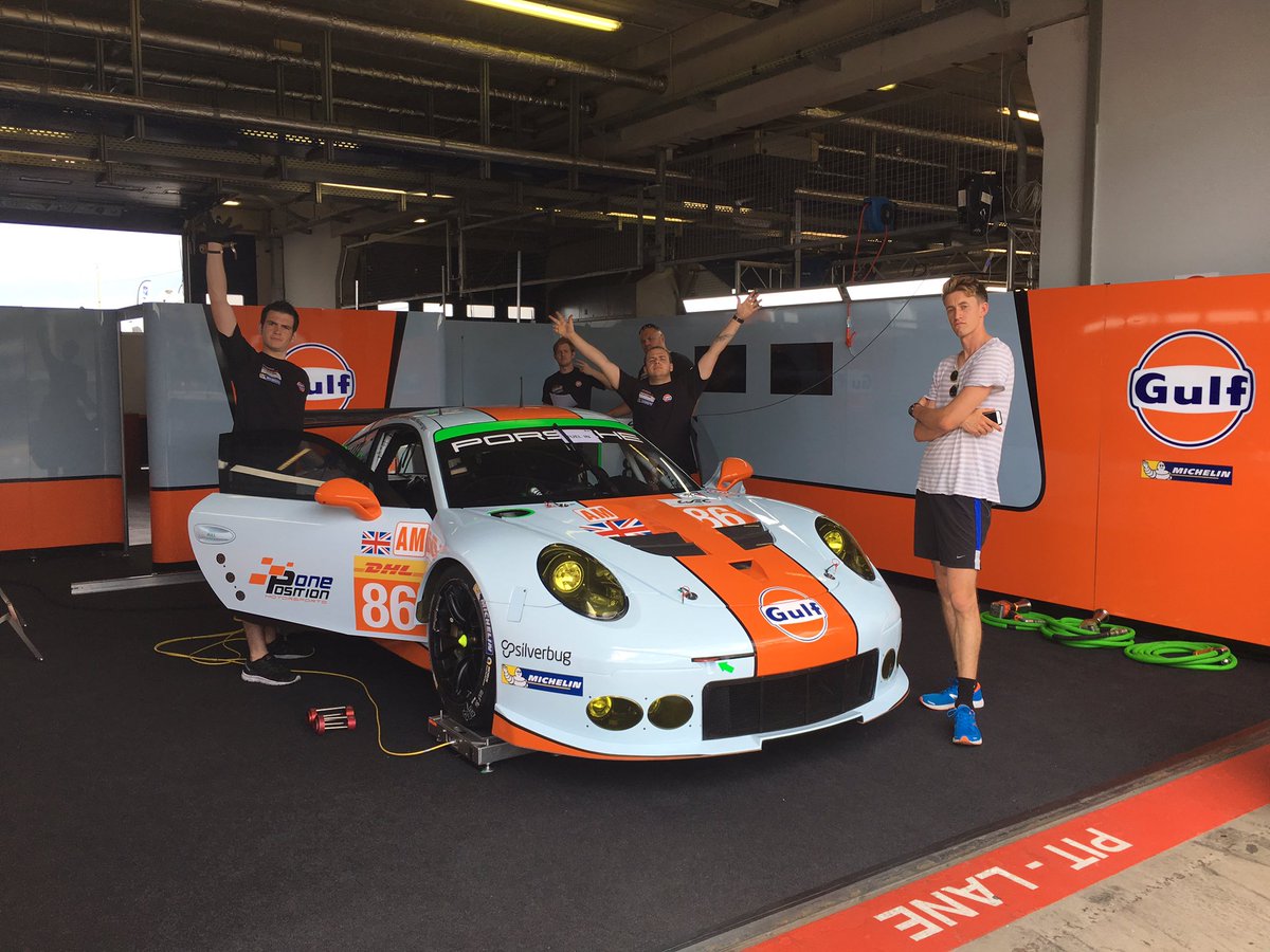 Nurburgring this weekend for @FIAWEC with @Gulf_Racing @BenBarkerMsport #6hNurburgring @PorscheRaces 👍👊👌💪😎