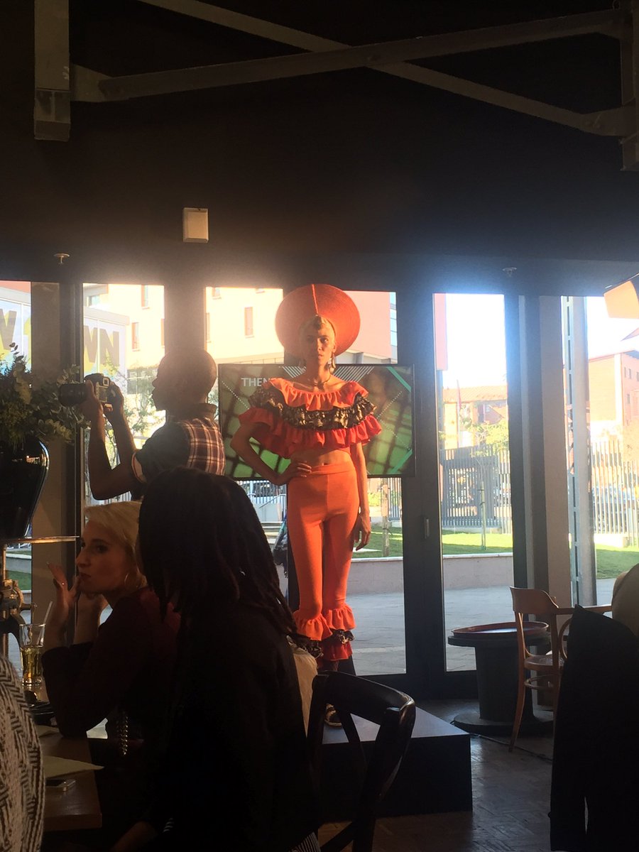 ELLESouthAfrica's tweet photo. We're here at the premier of Ayanda's Fashion House at #ThePotatoShed #RangeRoverEvoque #EdAFH #ELLEfashion https://t.co/IuB1vGoMqr