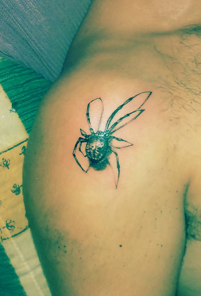 Gas_NewTattoo's tweet photo. #Tattoo #Spider #Tatuaje #Araña #GasNewTattoo Check out homies!!! https://t.co/otT7SWnN9Z