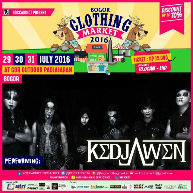 Bogor!! Sabtu, 30 Juli 2016 kita bertemu di Parkir Gor Padjajaran yes! #BogorClothingMarket