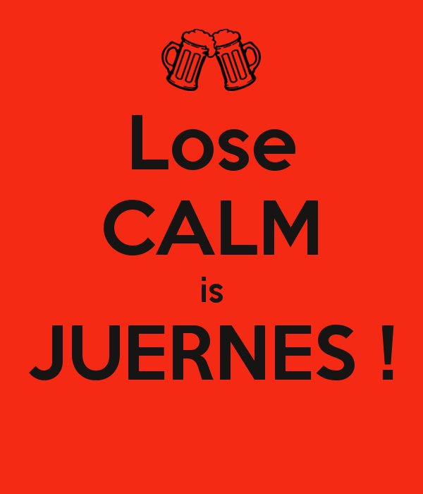 CathBernales's tweet photo. Lose calm, happy #Thursfriday, getting #Juernes! https://t.co/mxMIGfYsGy