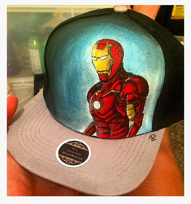 RLCustomSnaps's tweet image. Custom Ironman snapback from order for marvel fan #rlcustomsnapbacks #ironman #fashion #avengers #snapbacks #comic