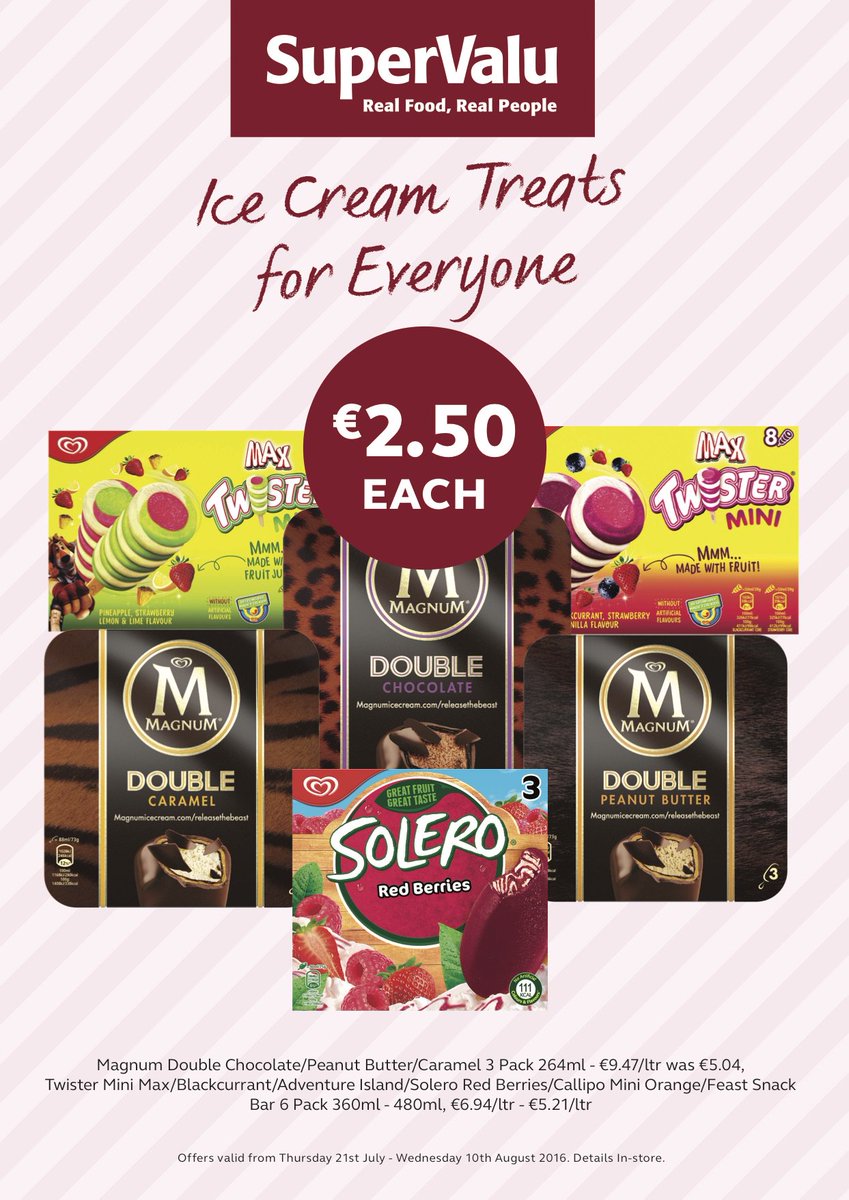 Here comes the Summer kids! All their favourite ice creams in store!