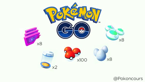Pokoncours's tweet image. CONCOURS :

Gagne ton pack FULL BOUTIQUE (image) de #PokemonGO !

#RT + Follow @Pokoncours !

Tirage le 31/07.