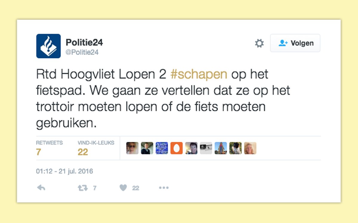 thebestsocialNL's tweet image. Grapjassen daar bij @Politie24. 😂 #debestesocial