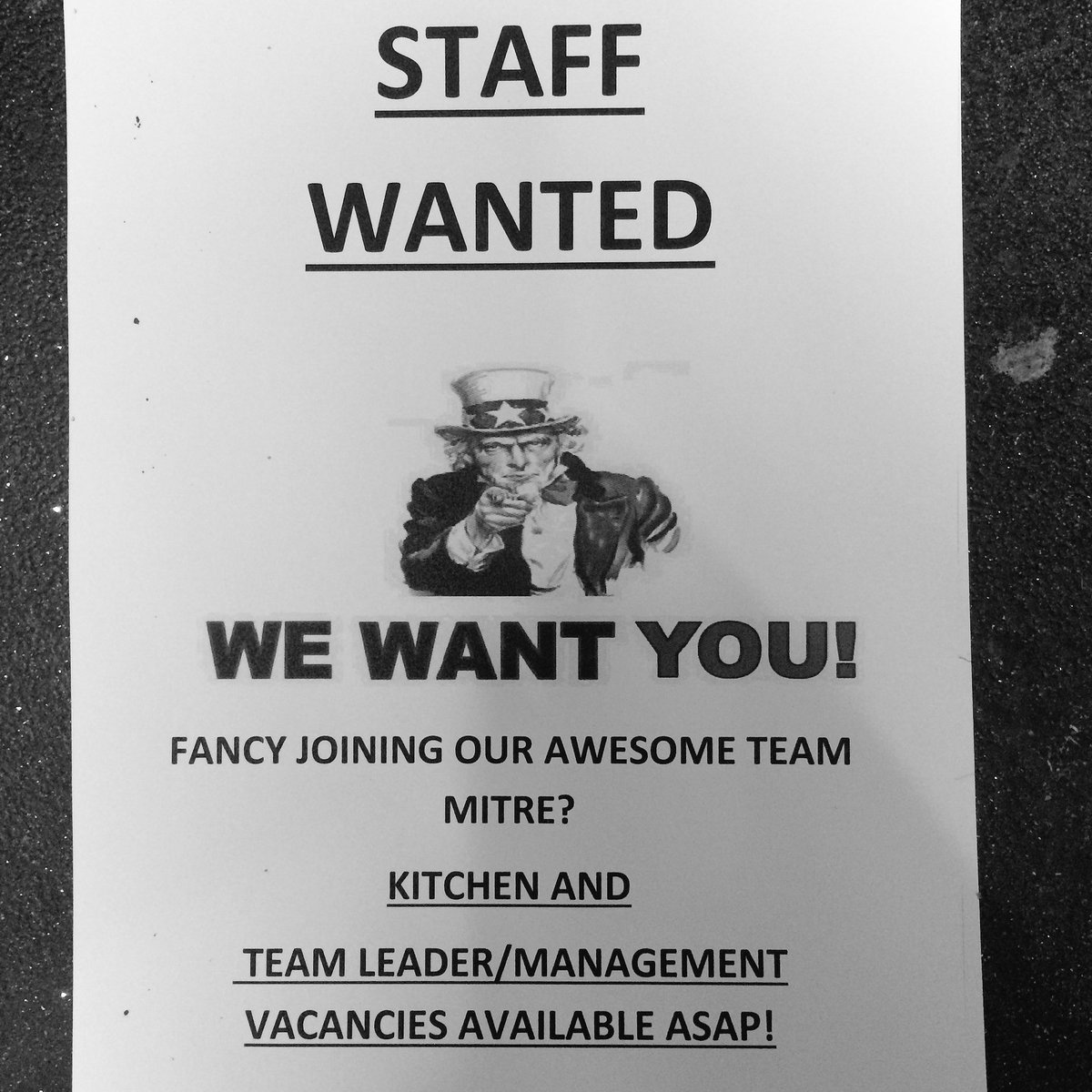 Join the awesome #TeamMitre and you won't be disappointed! #chefvacancy #pubjobs #barjobs #barmanager #chef
