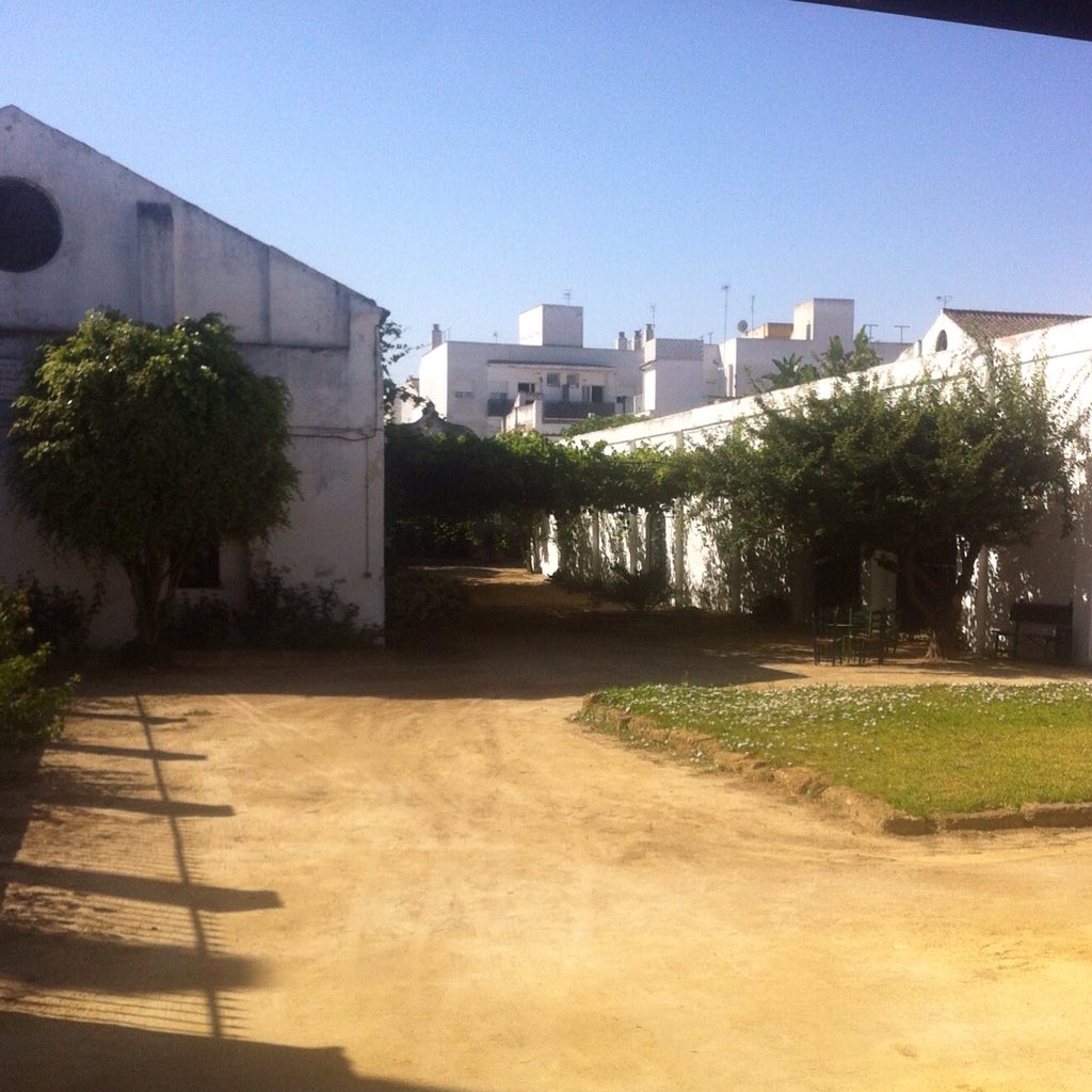 Patio de Bodegas ALONSO en mañanas de verano #sanlucardebarrameda #Andalucia #spain #wine #vino #manzanilla #sherry