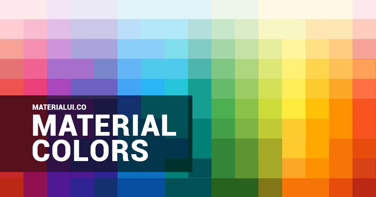 HCNWebDesign's tweet image. Material Design Colors dlvr.it/LrYZgv