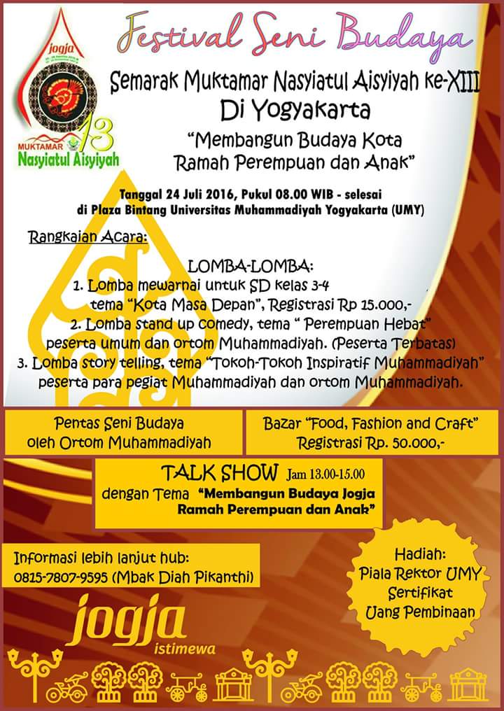 Hayook. Lomba Stand Up Comedy nih gaezz. 24/7 2016 di UMY. Pendaftaran free, hadiahnya oke 😀 ~ <a href="/standUpUMYogya/">Standup comedy UMY</a>