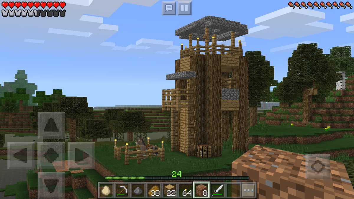 Minecraft だるま 湿地帯にて 簡易拠点を建てたのでココでスライム探し