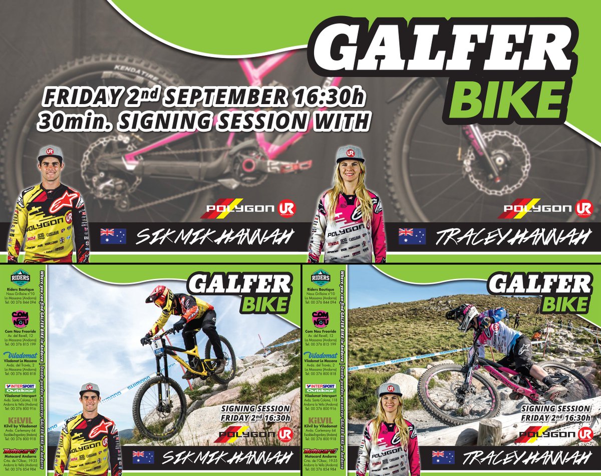 MEET THE HANNAHS AT VALLNORD WITH GALFER BIKE
galfer.eu/index.php/en/g… <a href="/TraceyHannah/">Tracey Hannah</a>