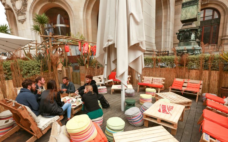Parisselect's tweet image. La Paillotte de l’Opéra, une terrasse parisienne où prendre le large ! bit.ly/29e3JTZ cc @LOperaResto