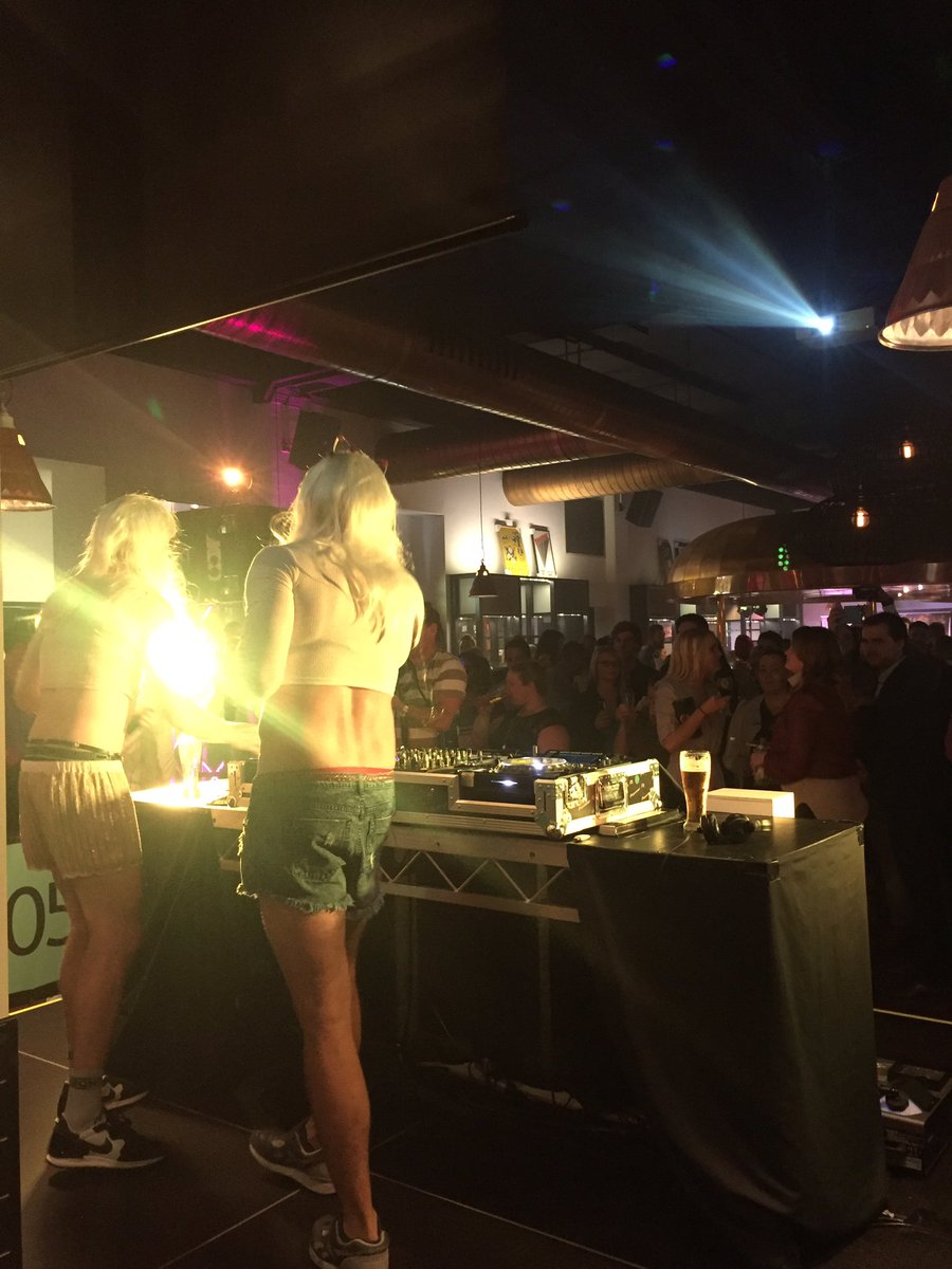 b105_brisbane's tweet photo. Kinda backstage.... #HotGirlDJs on stage at #OshersBucks loving it so far! 👌 https://t.co/IJ49HaDL7c