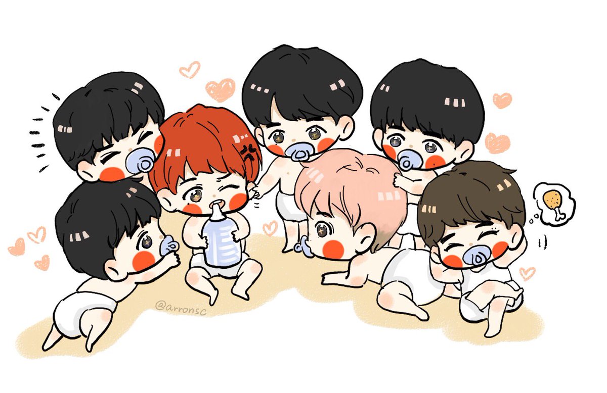 arronsc0106's tweet photo. #GOT7 #gotbabies #got7fanart 💖💖💖 https://t.co/uILMGVRvHD
