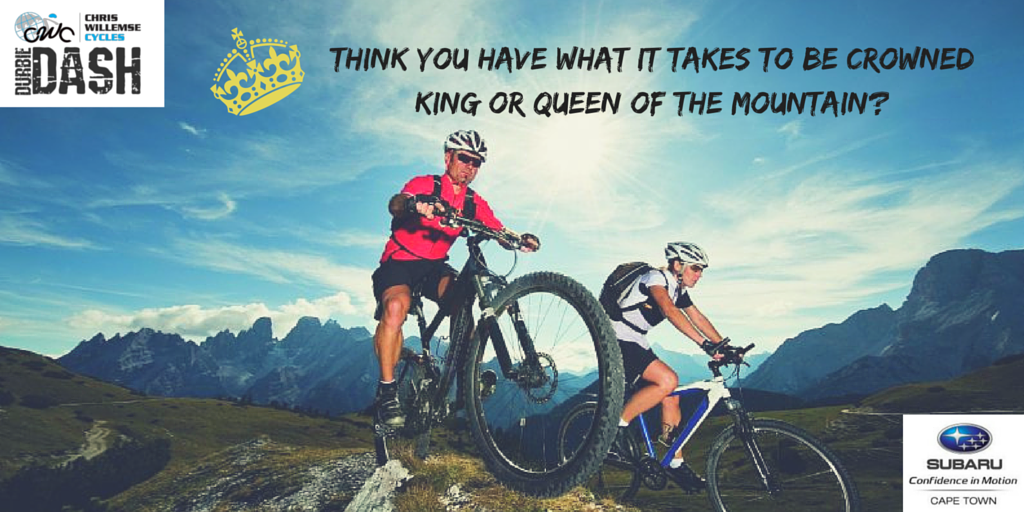 durbiedash's tweet photo. Who will take the R5000 prize money each for the KOM &amp; QOM. @SubaruCape https://t.co/IRRn4ERmil