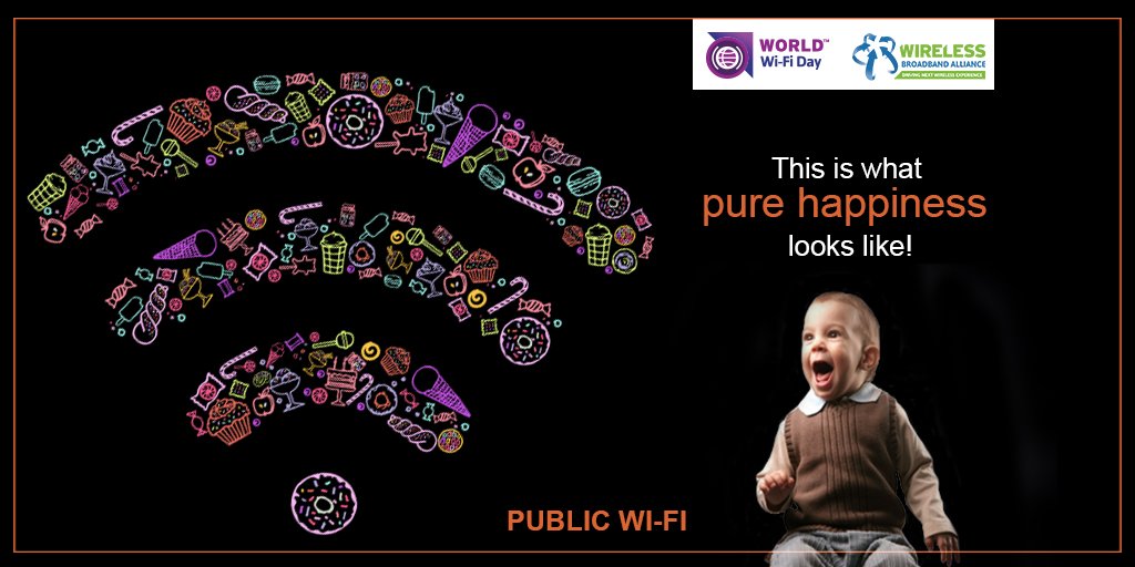 WorldWiFiDay's tweet photo. Does free public Wi-Fi make you happy? Share you thoughts with us. #CreateFutureNow https://t.co/ozKXCO4zni https://t.co/plGhF4L7at