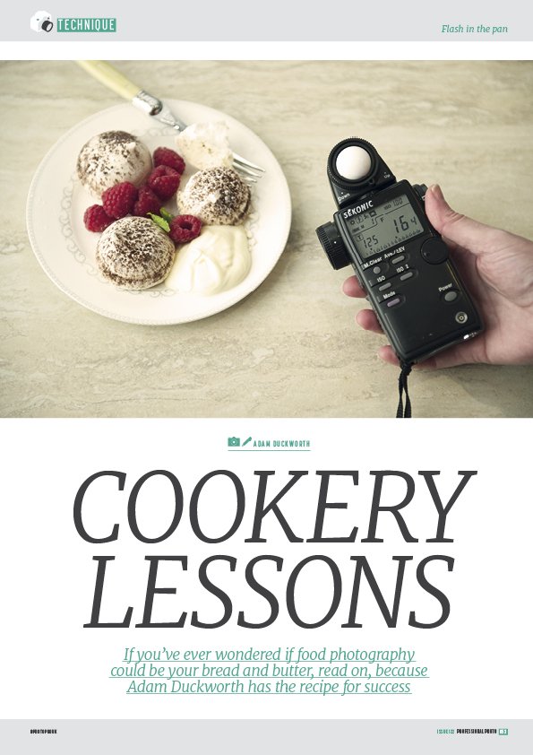 PhotonewsPN's tweet image. It's no flash in the pan says @hashtagflash in #issue122 Food photography is here to stay!