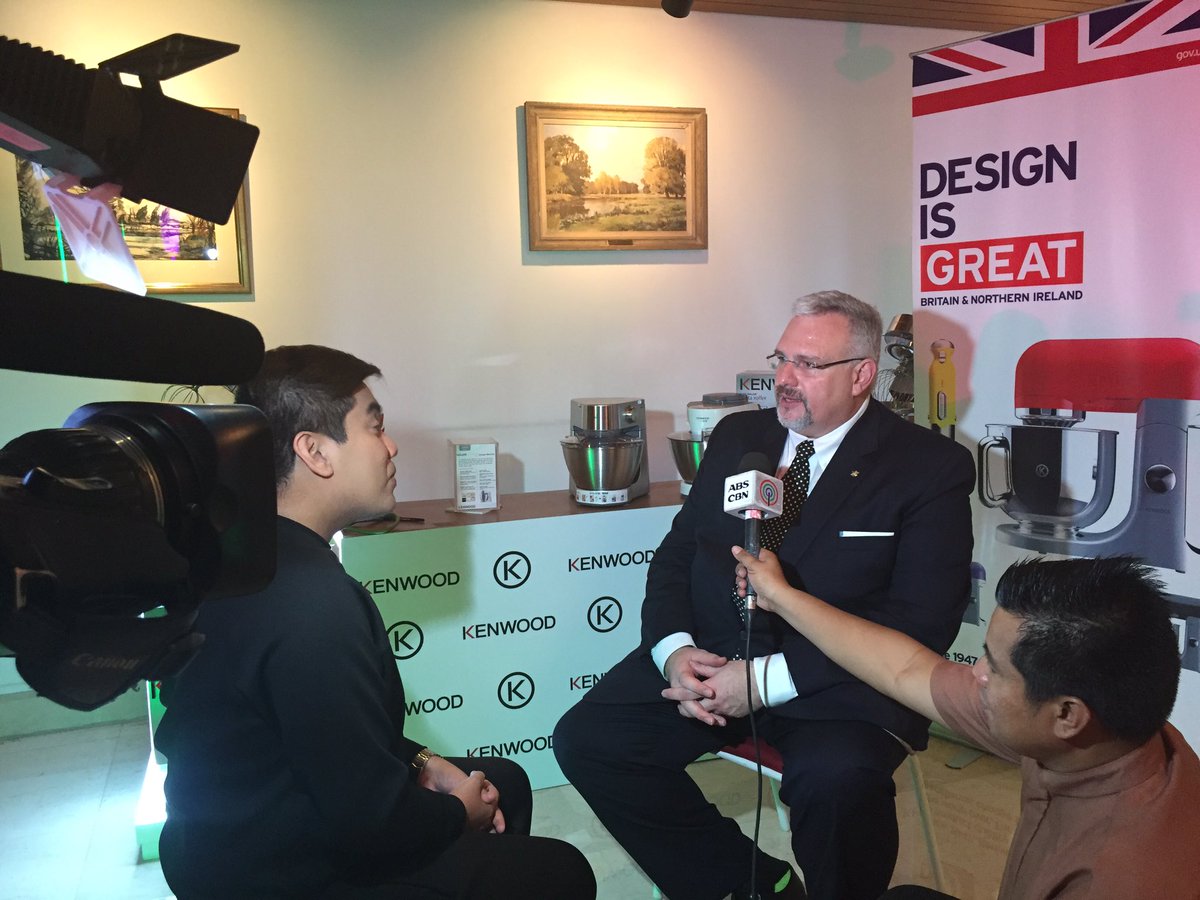 Kenwood's International Commercial Director Paul Accornero at #KenwoodPhlLaunch #DesignIsGREAT <a href="/ukinphilippines/">British Embassy Manila 🇬🇧🇵🇭</a>