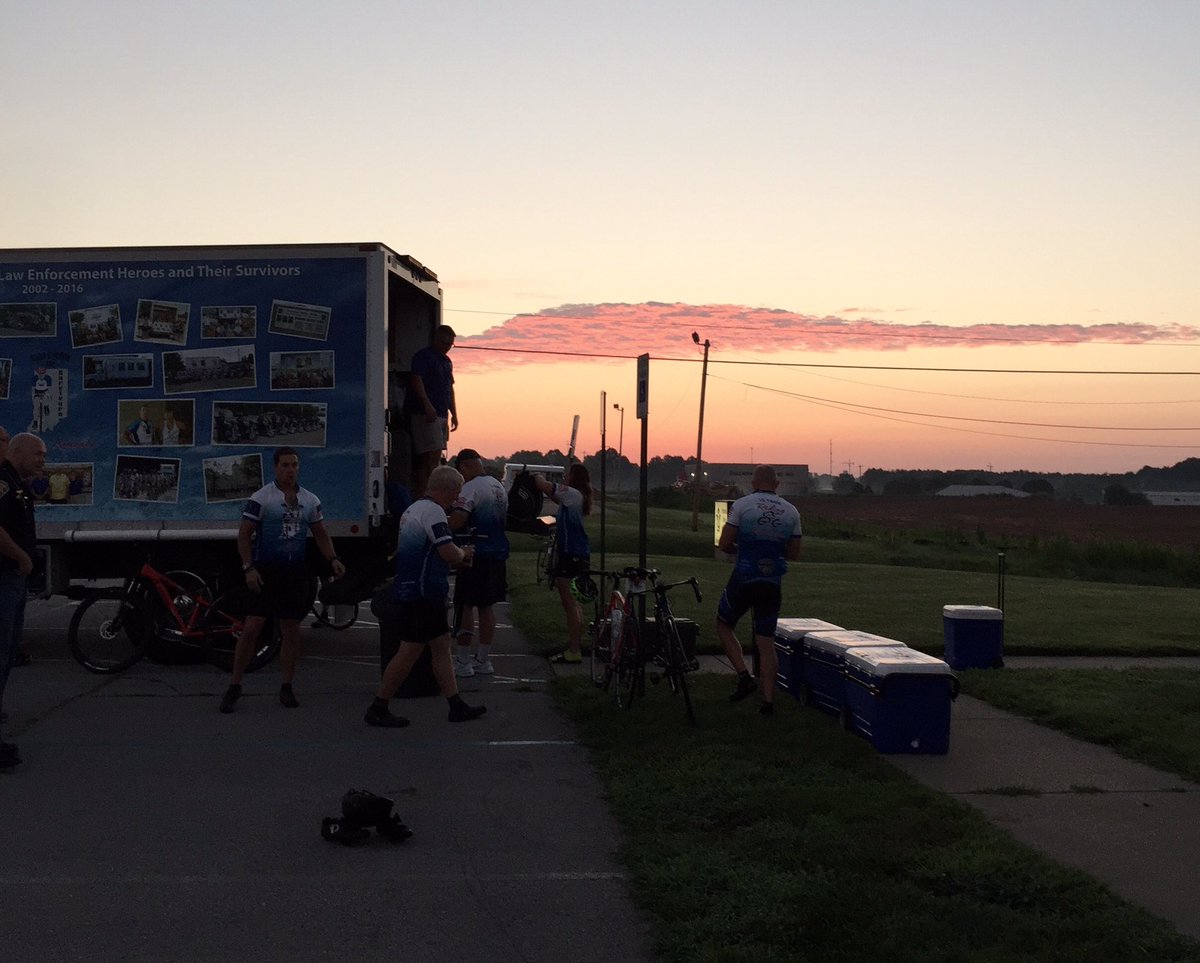 copscycling's tweet photo. Day 11 - headed to Madison! https://t.co/6hFC4B67tX