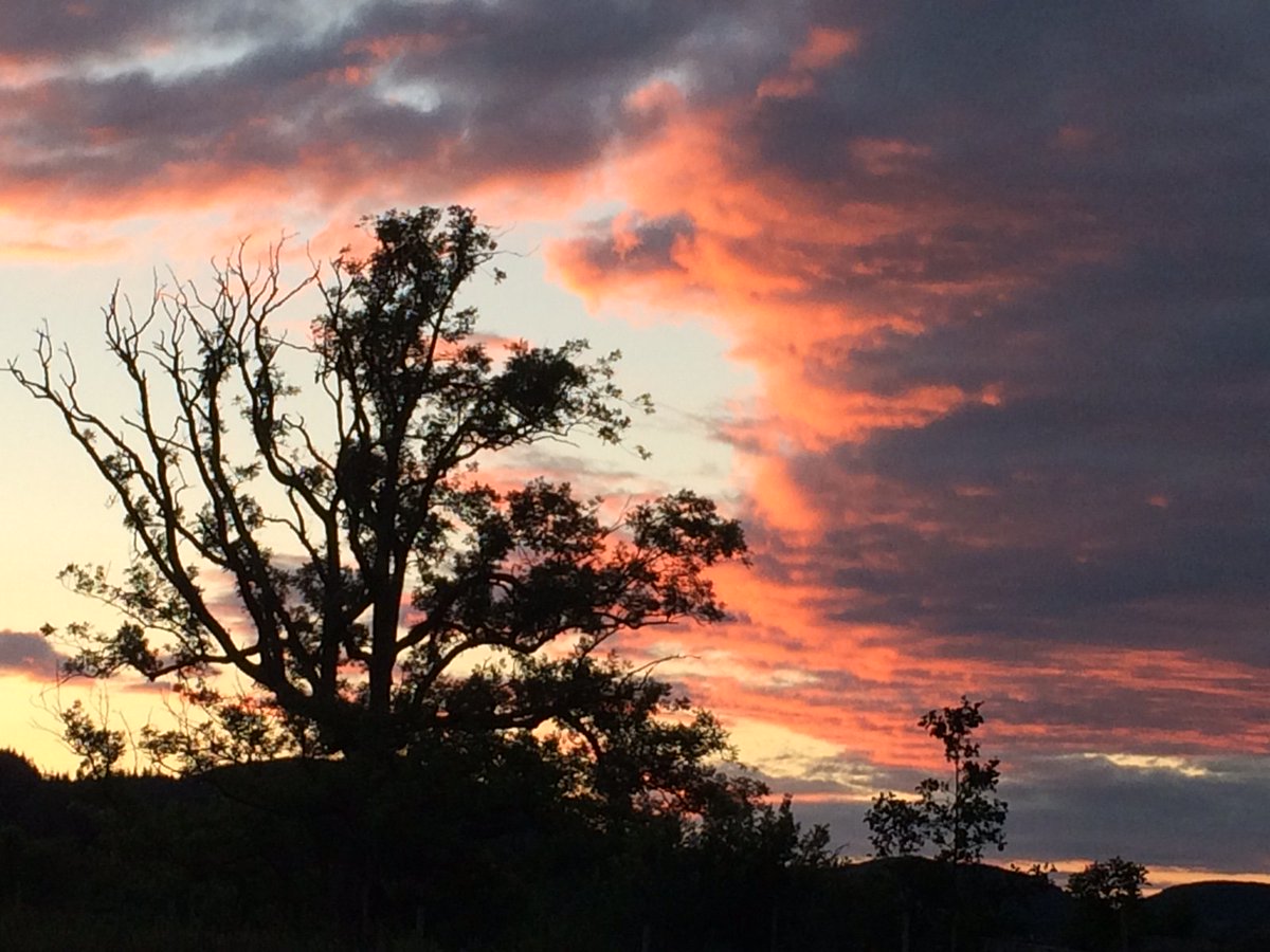 Last nights sky at Meiklebob Holidays. It looked and felt even better from the hot tub with a glass of wine :-)