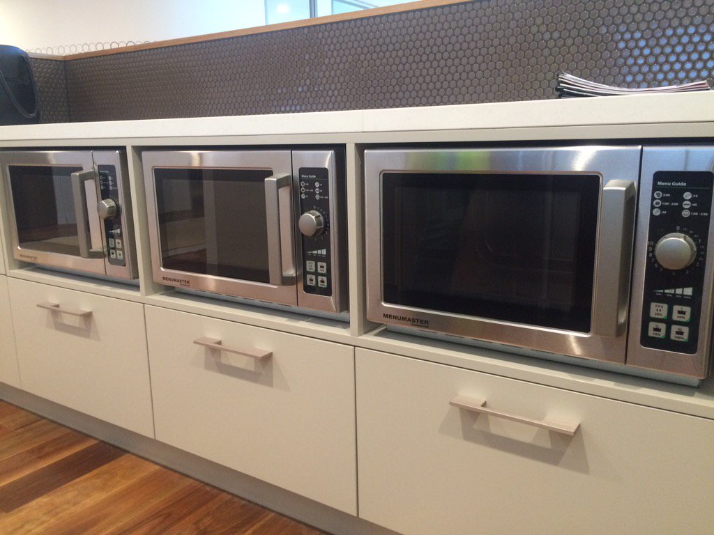 rosco0111's tweet photo. 6 @ACP_Menumaster microwaves on each floor of the new 1 William st govt building CBD. @comcater @brookfieldmult https://t.co/QcSwTQetTs
