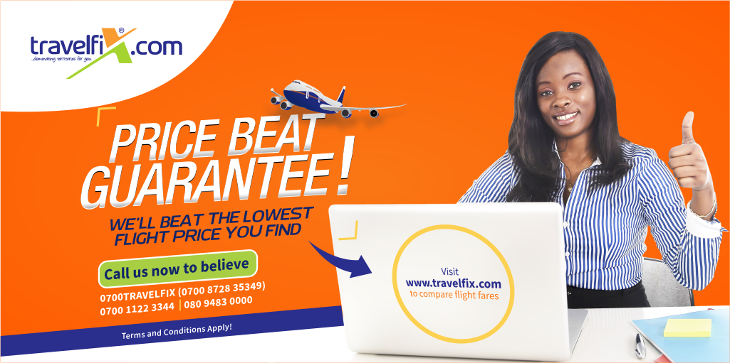 Travelfixcom's tweet photo. if you find cheaper elsewhere, we will beat the price. Call us now to confirm - 08094830000. #pricebeatguarantee https://t.co/vdFmS8aVWd