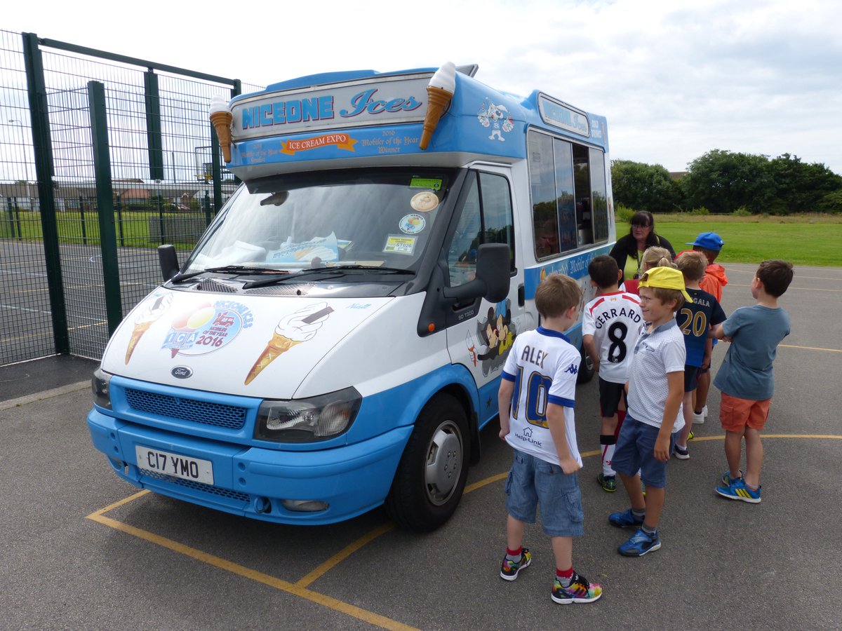 Its 100% Attendance Day, bouncy castles, parachutes fun, games and ice cream.