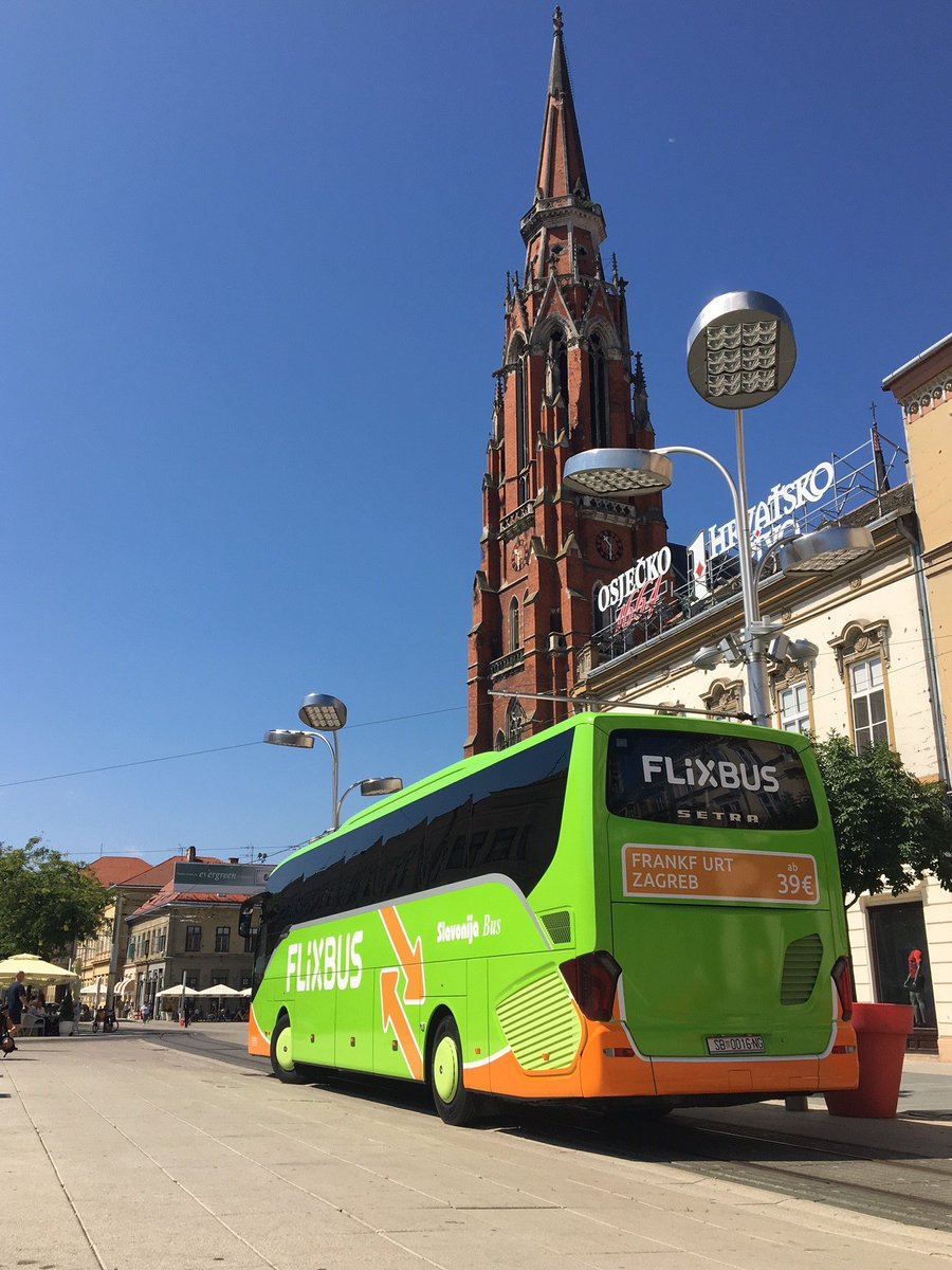 MilanovichPetra's tweet photo. @FlixBus osvojio i Slaovniju! #gogreen #Flixteam #Croatia #Slavonija #Osijek #SlavonskiBrod #prworld https://t.co/GrQlx2bVhY