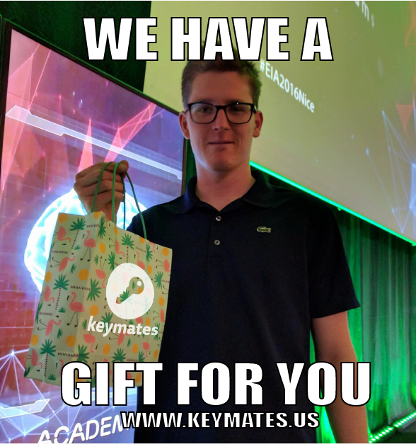 keymates's tweet photo. EIA Students: WE HAVE A GIFT FOR YOU!!! #eia2016nice Sign up here: https://t.co/D6o8UnqjF8 https://t.co/V5QDKXJww8