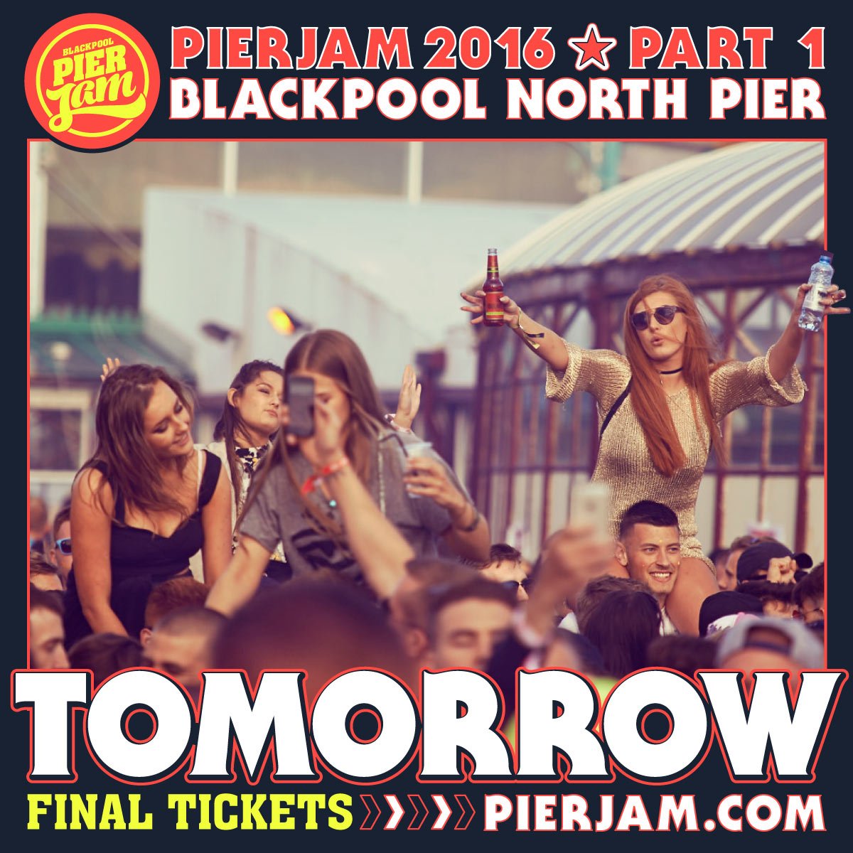 pierjamuk's tweet image. Tomorrow! 1 more sleep @pierjamuk w/@MarcKinchen @TheBasementJaxx (DJ Set) &amp;amp; more Final tix: pierjam.com