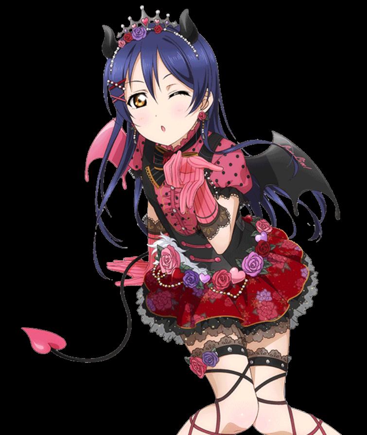 Love Live! ラブライブ! 小悪魔編 覚醒後 園田海未 風 コスプレ