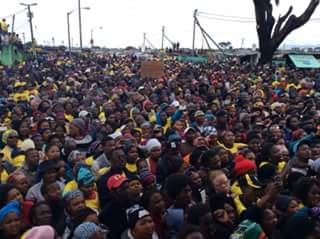 ANCDullahOmar's tweet photo. #CurrentSituation President Jacob Zuma in Khayalitsha @MYANC @ANCwcape #ANCinTheStreets https://t.co/0z4zbrVxlY