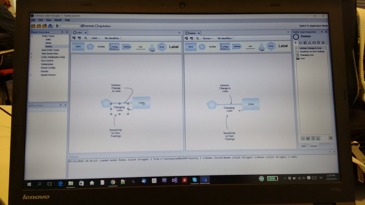 gkal79's tweet photo. Reviving the romance of Romeo and Juliet as entities in #Ventity #ISDC16 https://t.co/NsaAX90tuc
